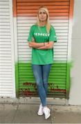 4 April 2017; Stephanie Roche of Republic of Ireland following a women's national team press conference at Liberty Hall in Dublin. Photo by Cody Glenn/Sportsfile