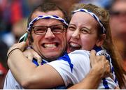 13 August 2017; Waterford supporters Pat and Molly Murphy celebrate during the GAA Hurling All-Ireland Senior Championship Semi-Final match between Cork and Waterford at Croke Park in Dublin.  Photo by Brendan Moran/Sportsfile