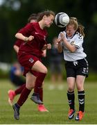 22 June 2017; Molly Dervan of Kildare & District Underage League in action against Ciara Rees of Wexford & District Women's League during the Fota Island Resort FAI u14 Gaynor Cup at University of Limerick in Limerick. Photo by Diarmuid Greene/Sportsfile