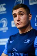 19 December 2017; Jordan Larmour during a Leinster rugby press conference at Leinster Rugby Headquarters in Dublin. Photo by Ramsey Cardy/Sportsfile