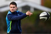 19 December 2017; Charlie Rock during Leinster rugby squad training at UCD in Dublin. Photo by Brendan Moran/Sportsfile