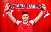 20 December 2017; Kevin Toner poses for a portrait after signing for St Patrick's Athletic earlier today at Richmond Park in Dublin. Photo by Sam Barnes/Sportsfile