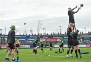 21 December 2017; Ireland assistant coach Paul O'Connell watches lineout drills ahead of a friendly match between Ireland U20 and Leinster Development at Donnybrook Stadium in Dublin. Photo by Ramsey Cardy/Sportsfile