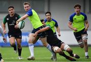 21 December 2017; Sean O'Brien of Leinster Development is tackled by Jack O'Sullivan of ireland U20 during a friendly match between Ireland U20 and Leinster Development at Donnybrook Stadium in Dublin. Photo by Ramsey Cardy/Sportsfile