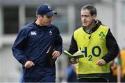 21 December 2017; Ireland head coach Noel McNamara, left, and backs coach Tom Tierney during a friendly match between Ireland U20 and Leinster Development at Donnybrook Stadium in Dublin. Photo by Ramsey Cardy/Sportsfile