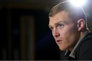 21 December 2017; Keith Earls during a Munster Rugby press conference at the University of Limerick in Limerick. Photo by Diarmuid Greene/Sportsfile