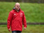 22 December 2017; Munster defence coach JP Ferreira during Munster Rugby squad training session at the University of Limerick in Limerick. Photo by Matt Browne/Sportsfile