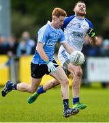 23 December 2017; Aaron Byrne of Dublin in action against Richie Downey of Dub Stars during the Annual Dub Stars Football Challenge match between Dublin and Dub Stars at St Vincent's GAA Club in Dublin. Photo by Piaras Ó Mídheach/Sportsfile