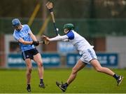 23 December 2017; Paul Crummey of Dublin in action against Chris Crummy of Dub Stars during the Annual Dub Stars Hurling Challenge match between Dublin and Dub Stars at St Vincent's GAA Club in Dublin. Photo by Piaras Ó Mídheach/Sportsfile
