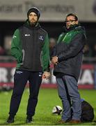 23 December 2017; Connacht head coach Kieran Keane, right, and David Howarth, Connacht head of strength and conditioning, ahead of the Guinness PRO14 Round 11 match between Connacht and Ulster at the Sportsground in Galway. Photo by Sam Barnes/Sportsfile