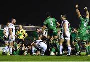 23 December 2017; Eoghan Masterson of Connacht scores his side's first try during the Guinness PRO14 Round 11 match between Connacht and Ulster at the Sportsground in Galway. Photo by Sam Barnes/Sportsfile