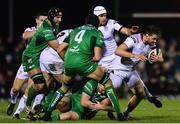 23 December 2017; Clive Ross of Ulster is tackled by Shane Delahunt of Connacht during the Guinness PRO14 Round 11 match between Connacht and Ulster at the Sportsground in Galway. Photo by Ramsey Cardy/Sportsfile