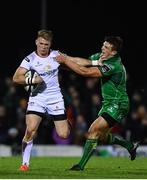 23 December 2017; Craig Gilroy of Ulster is tackled by Tom Farrell of Connacht during the Guinness PRO14 Round 11 match between Connacht and Ulster at the Sportsground in Galway. Photo by Ramsey Cardy/Sportsfile