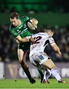 23 December 2017; Jack Carty of Connacht is tackled by Darren Cave of Ulster during the Guinness PRO14 Round 11 match between Connacht and Ulster at the Sportsground in Galway. Photo by Sam Barnes/Sportsfile