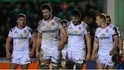 23 December 2017; Iain Henderson and his Ulster teammates after conceding their fourth try during the Guinness PRO14 Round 11 match between Connacht and Ulster at the Sportsground in Galway. Photo by Ramsey Cardy/Sportsfile