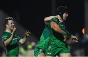 23 December 2017; Ultan Dillane of Connacht celebrates after scoring his side's sixth try during the Guinness PRO14 Round 11 match between Connacht and Ulster at the Sportsground in Galway. Photo by Ramsey Cardy/Sportsfile