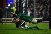 23 December 2017; Ultan Dillane of Connacht scores his side's sixth try during the Guinness PRO14 Round 11 match between Connacht and Ulster at the Sportsground in Galway. Photo by Sam Barnes/Sportsfile