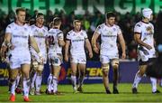 23 December 2017; Peter Nelson and his Ulster team mates dejected after conceding a try during the Guinness PRO14 Round 11 match between Connacht and Ulster at the Sportsground in Galway. Photo by Sam Barnes/Sportsfile