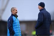 26 December 2017; Leinster head coach Leo Cullen, right, and senior coach Stuart Lancaster ahead of the Guinness PRO14 Round 11 match between Munster and Leinster at Thomond Park in Limerick. Photo by Ramsey Cardy/Sportsfile