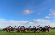 26 December 2017; A general view of the field during the Thorntons Recycling Maiden Hurdle on day 1 of the Leopardstown Christmas Festival at Leopardstown in Dublin. Photo by Barry Cregg/Sportsfile