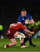 26 December 2017; Tadhg Furlong of Leinster is tackled by Sammy Arnold of Munster during the Guinness PRO14 Round 11 match between Munster and Leinster at Thomond Park in Limerick. Photo by Ramsey Cardy/Sportsfile