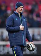 26 December 2017; Leinster head coach Leo Cullen prior to the Guinness PRO14 Round 11 match between Munster and Leinster at Thomond Park in Limerick. Photo by Brendan Moran/Sportsfile
