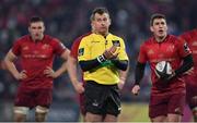 26 December 2017; Referee Nigel Owens during the Guinness PRO14 Round 11 match between Munster and Leinster at Thomond Park in Limerick. Photo by Brendan Moran/Sportsfile