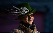28 December 2017; Mary Carty from Navan, Co Meath prior to day 3 of the Leopardstown Christmas Festival at Leopardstown in Dublin. Photo by David Fitzgerald/Sportsfile