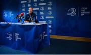 28 December 2017; Backs coach Girvan Dempsey during a Leinster rugby squad press conference at Leinster Rugby Headquarters in Dublin. Photo by Piaras Ó Mídheach/Sportsfile