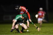30 December 2017; Sean Finn of Limerick in action against Jack O'Connor of Cork during the Munster Senior Hurling League match between Cork and Limerick at Mallow in Cork. Photo by Eóin Noonan/Sportsfile