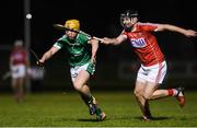 30 December 2017; Paul Browne of Limerick in action against Dean Brosnan of Cork during the Munster Senior Hurling League match between Cork and Limerick at Mallow in Cork. Photo by Eóin Noonan/Sportsfile