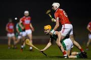 30 December 2017; Seamus Flanagan of Limerick is tackled by Chris O'Leary of Cork during the Munster Senior Hurling League match between Cork and Limerick at Mallow in Cork. Photo by Eóin Noonan/Sportsfile