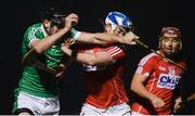 30 December 2017; Diarmaid Byrnes of Limerick in action against Sean O’Donoghue of Cork during the Munster Senior Hurling League match between Cork and Limerick at Mallow in Cork. Photo by Eóin Noonan/Sportsfile