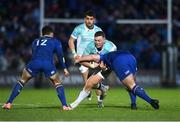 1 January 2018; Denis Coulson of Connacht is tackled by Ed Byrne of Leinster during the Guinness PRO14 Round 12 match between Leinster and Connacht at the RDS Arena in Dublin. Photo by Eóin Noonan/Sportsfile