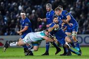 1 January 2018; Rob Kearney of Leinster beats the tackle of Conor Carey of Connacht during the Guinness PRO14 Round 12 match between Leinster and Connacht at the RDS Arena in Dublin. Photo by Brendan Moran/Sportsfile