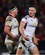 1 January 2018; John Cooney of Ulster reacts after his try was disallowed during the Guinness PRO14 Round 12 match between Ulster and Munster at Kingspan Stadium in Belfast. Photo by David Fitzgerald/Sportsfile