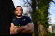 2 January 2018; Jack McGrath poses for a portrait following a Leinster Rugby press conference at Leinster Rugby Headquarters in Dublin. Photo by Ramsey Cardy/Sportsfile