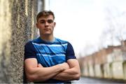 2 January 2018; Garry Ringrose poses for a portrait following a Leinster Rugby press conference at Leinster Rugby Headquarters in Dublin. Photo by Ramsey Cardy/Sportsfile