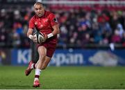 1 January 2018; Simon Zebo of Munster during the Guinness PRO14 Round 12 match between Ulster and Munster at Kingspan Stadium in Belfast. Photo by David Fitzgerald/Sportsfile