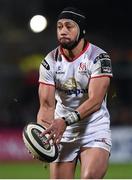 1 January 2018; Christian Lealiifano of Ulster during the Guinness PRO14 Round 12 match between Ulster and Munster at Kingspan Stadium in Belfast. Photo by David Fitzgerald/Sportsfile