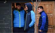 2 January 2018; Max Deegan, left, Jonathan Sexton, centre, and Garry Ringrose during Leinster Rugby squad training at UCD in Dublin. Photo by Ramsey Cardy/Sportsfile