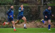 2 January 2018; Jamison Gibson-Park, left, Adam Byrne, centre, and Cian Healy during Leinster Rugby squad training at UCD in Dublin. Photo by Ramsey Cardy/Sportsfile