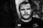 2 January 2018; (EDITOR'S NOTE: Image has been converted to black & white) Jack McGrath poses for a portrait following a Leinster Rugby press conference at Leinster Rugby Headquarters in Dublin. Photo by Ramsey Cardy/Sportsfile