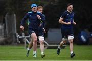 2 January 2018; Sean McNulty, left, and Josh Murphy during Leinster Rugby squad training at UCD in Dublin. Photo by Ramsey Cardy/Sportsfile