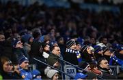 1 January 2018; Leinster supporters during the Guinness PRO14 Round 12 match between Leinster and Connacht at the RDS Arena in Dublin. Photo by Ramsey Cardy/Sportsfile