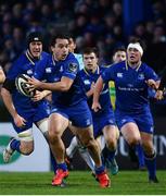 1 January 2018; James Lowe of Leinster during the Guinness PRO14 Round 12 match between Leinster and Connacht at the RDS Arena in Dublin. Photo by Ramsey Cardy/Sportsfile