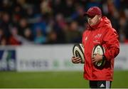 1 January 2018; Munster defence coach JP Ferreira before the Guinness PRO14 Round 12 match between Ulster and Munster at Kingspan Stadium in Belfast. Photo by Oliver McVeigh/Sportsfile