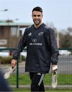 3 January 2018; Conor Murray arrives for Munster Rugby squad training at the University of Limerick in Limerick. Photo by Diarmuid Greene/Sportsfile