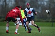 3 January 2018; Tyler Bleyendaal during Munster Rugby squad training at the University of Limerick in Limerick. Photo by Diarmuid Greene/Sportsfile