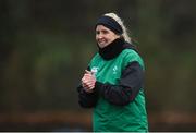 3 January 2018; Referee Joy Neville during Munster Rugby squad training at the University of Limerick in Limerick. Photo by Diarmuid Greene/Sportsfile